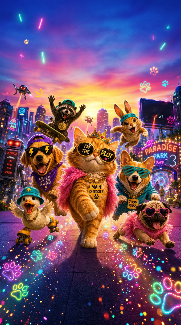 The Whole Crew phone wallpaper